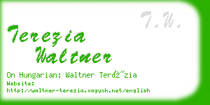 terezia waltner business card